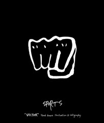 스포츠 포스터 / 손으로 그린 스포츠 그림