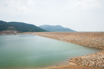 Fototapeta na wymiar the largest dam in Penang, Malaysia.