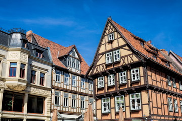 Fototapeta na wymiar Quedlinburg, Fachwerkhäuser