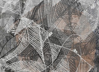 Abstract painting on canvas. Hand made art. Colorful texture. Modern artwork. Strokes of fat paint. Brushstrokes. Contemporary art. Artistic background image.