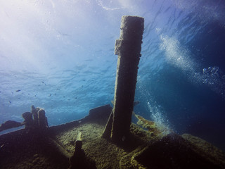 Wrack Elviscott in Pomonte