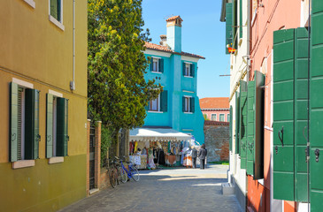 Fototapeta premium The colors of the Burano islnd