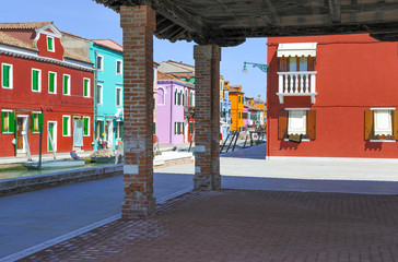 The colors of the Burano islnd