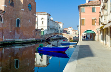 The archtectures and the maritime life of Chioggia