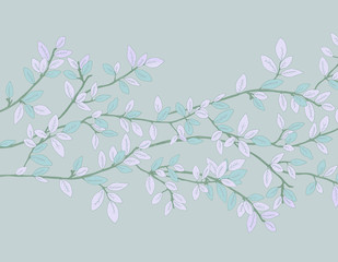 Illustration leaves and branches