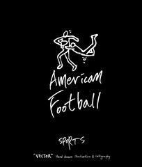 스포츠 포스터 / 손으로 그린 스포츠 그림