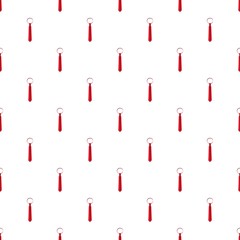 Tie pattern seamless repeat in cartoon style vector illustration