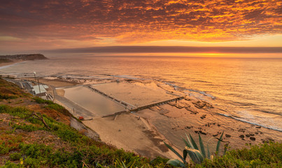 Merewether Baths at Sunrise, Newcastle, Australia