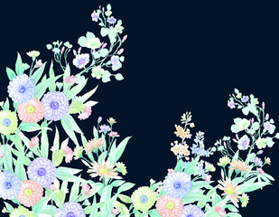 Obraz premium Elegant colorful flower