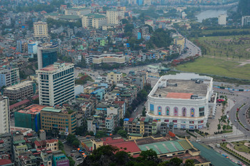 Aerial view of Ha Long City, Vietnam