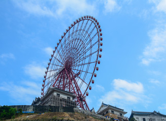 Giant wheel in Haiphong, Vietnam