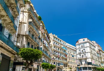 Foto op Plexiglas Moorish Revival architecture in Algiers, Algeria © Leonid Andronov