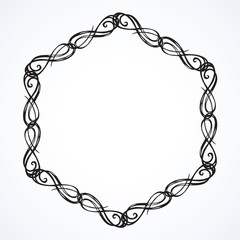 Vignette. Vector drawing