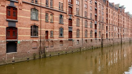 Hamburg hafencity, Speicherstadt, Ziegelsteingebäude
