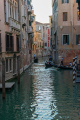 Fototapeta na wymiar Venice water channel 