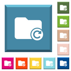 Redo directory last operation white icons on edged square buttons