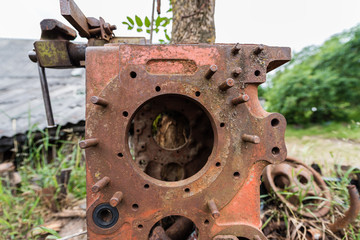 Part of the construction of the metal mechanism