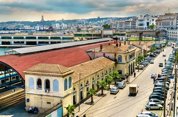 Gardinen Hauptbahnhof von Algier, Algerien © Leonid Andronov