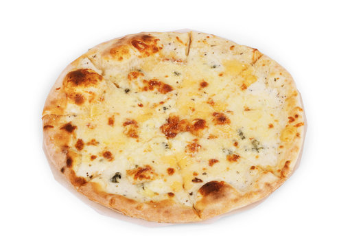 Four cheese pizza quattro fromaggi