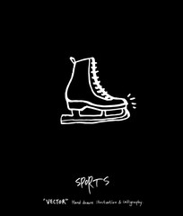 스포츠 포스터 / 손으로 그린 스포츠 그림