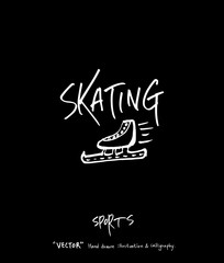 스포츠 포스터 / 손으로 그린 스포츠 그림