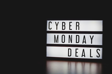 "Cyber Monday Deal" text in lightbox