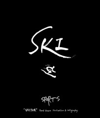 스포츠 포스터 / 손으로 그린 스포츠 그림