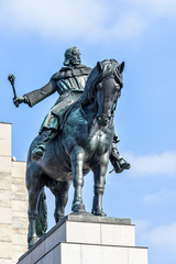 Obraz premium Equestrian statue of Jan Zizka near Vitkov memorial