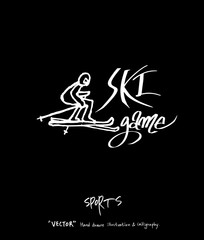 스포츠 포스터 / 손으로 그린 스포츠 그림