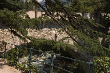 Steinerner Steg in Meran in Südtirol
