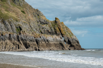 Gower Peninsula coast Wales - 210987238