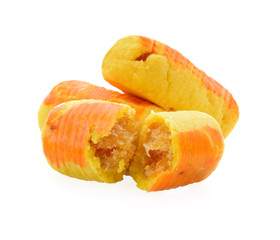 Cookies Pineapple  isolated on white background