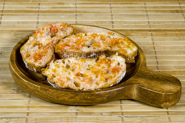 Catalan style tomato rubbed