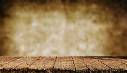 Empty table background