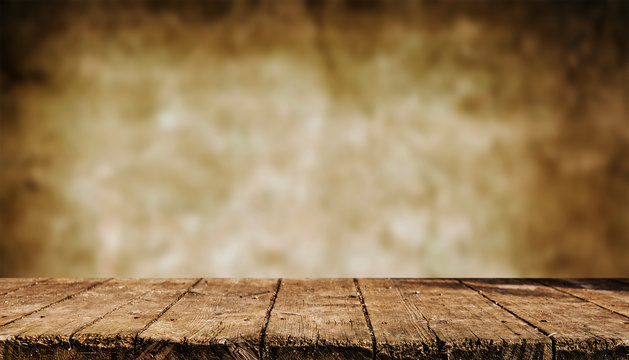 Empty table background