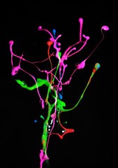 High speed photography - paint splash