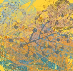 Abstract painting on canvas. Hand made art. Colorful texture. Modern artwork. Strokes of fat paint. Brushstrokes. Contemporary art. Artistic background image.