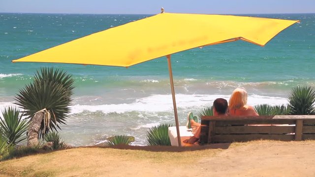 Lockdown: Old Couple Enjoying the Beach of Buzios