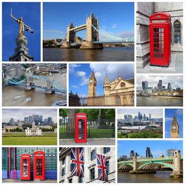 London image collage