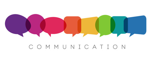 speech bubbles, communication concept, vector illustration