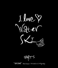 스포츠 포스터 / 손으로 그린 스포츠 그림