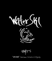 스포츠 포스터 / 손으로 그린 스포츠 그림