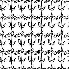 Seamless ornament liana