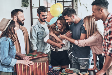 Huge birthday surprise. 