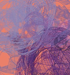 Abstract painting on canvas. Hand made art. Colorful texture. Modern artwork. Strokes of fat paint. Brushstrokes. Contemporary art. Artistic background image.