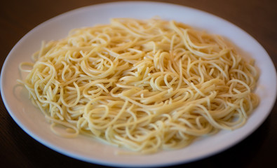 Spaghetti Noodles no Sauce