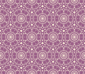 decorative geometric seamless pattern. vector illustration. for interior design, wallpaper, invitation.
