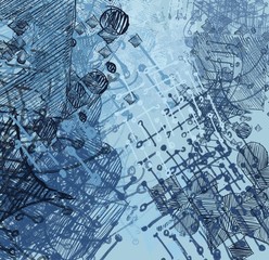 Abstract painting on canvas. Hand made art. Colorful texture. Modern artwork. Strokes of fat paint. Brushstrokes. Contemporary art. Artistic background image.