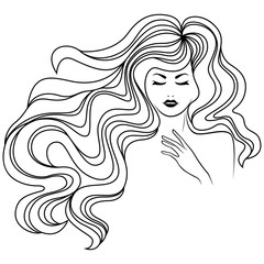 Beautiful young woman