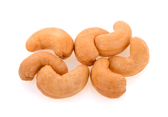 cashew nut isolated on white background